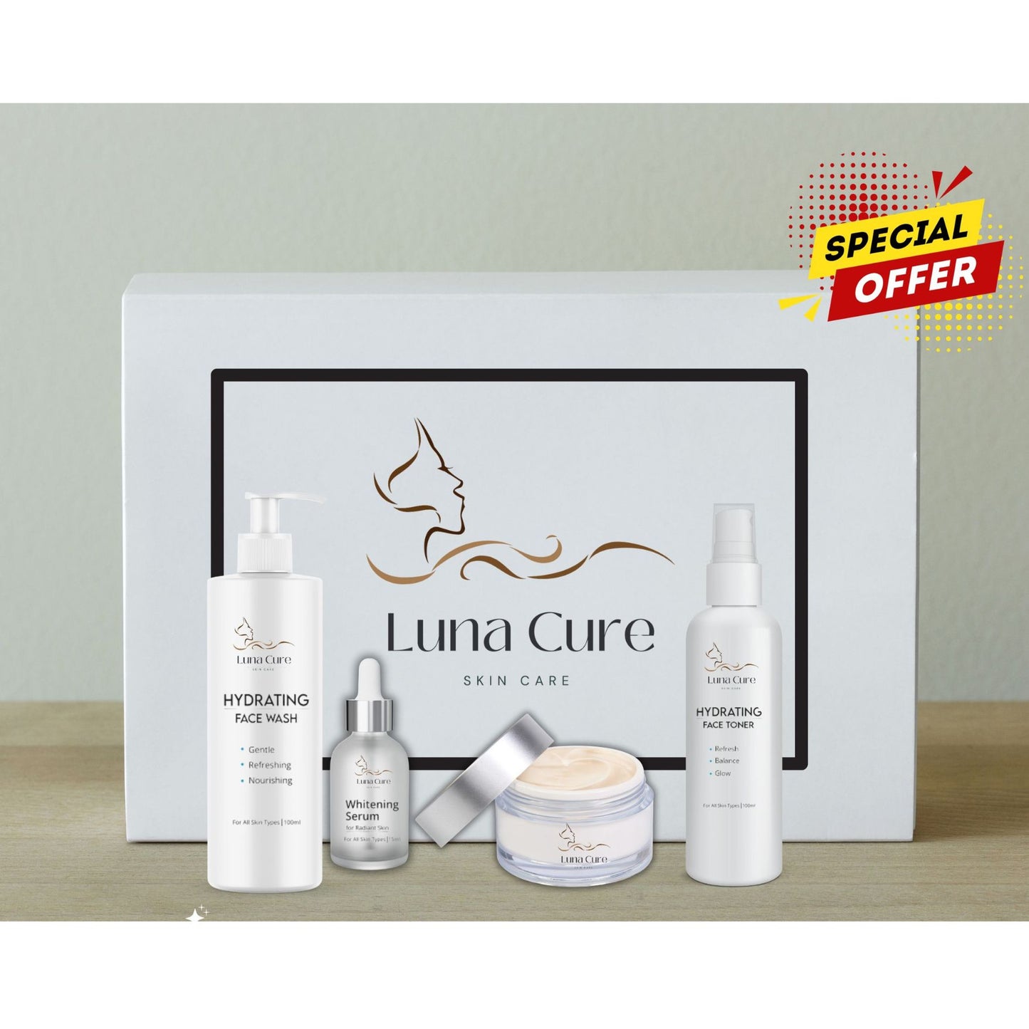 Luna Cure Full Kit Complete Skincare Set